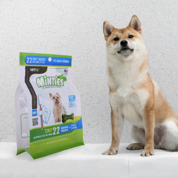 Imballaggio alimentare per animali domestici sostenibili personalizzati per prelibatezze per cani