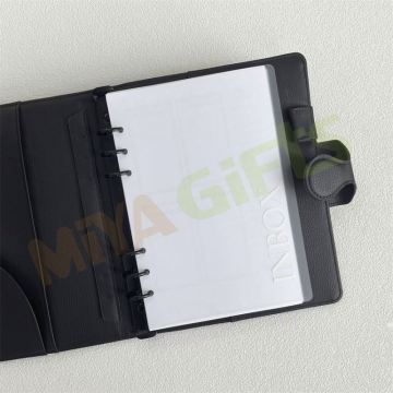 Transparent Frosted Matte Plastic PP Dashboard Insert Divider for Planner Agenda Binder - Custom White Inbox Printing