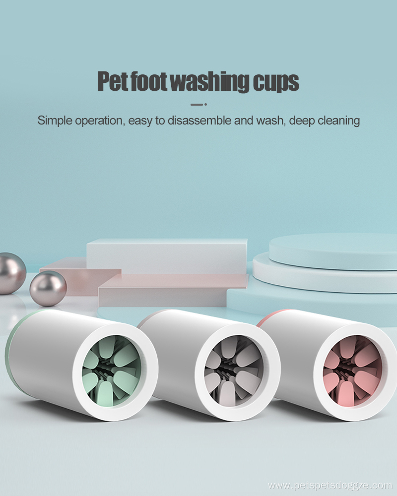 Dog Paw Cleaner Foot Washing Accessories cleaning cup