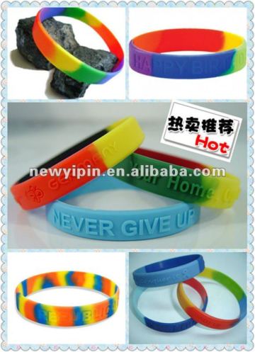 Free Sample Custom Design Silicone Bracelets with High Quality