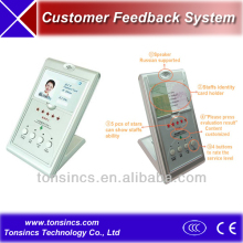 4 Push Buttons Banking Customer Feedback System
