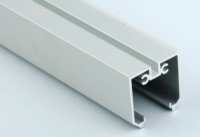 Powder Coated Curtain Track For Aluminum Extrusion Profile