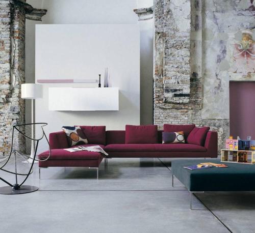 Réplica moderna do sofá de Antonio Citterio BB Italia Charles