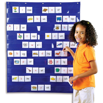 Learning Resources Standard Pocket Chart Education for Home Scheduling Classroom UND Sale