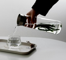 custom 1200ml glass pitcher carafe set