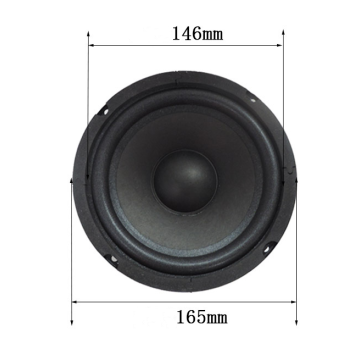 6.5inch auto auto speaker 50w 8ohm woofer speaker