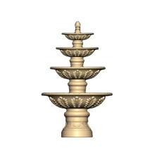 Fiberglass ABS Fountain Mold: Cement and Concrete Casting