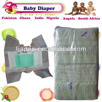 Babies Age Group and Soft Breathable Absorption elastic waistband baby diaper Baby Diapers in bales