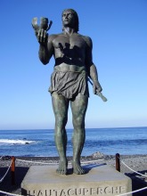 large decoration bronze life size warrior statues for Guanche warrior standing