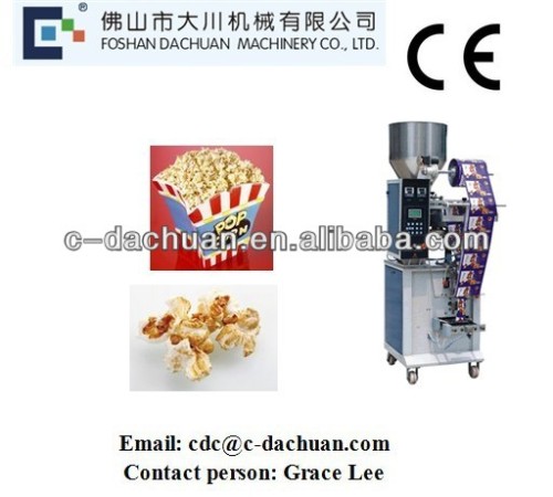 Fully automatic small scare packaging machine for popcorns DLP-320A