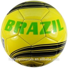 neon color soccer ball/ brazil soccer football new design