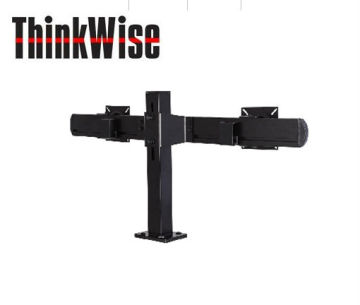 CCTV Dual monotor arm with thru hole - Thinkwise BL203