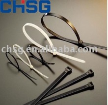 Black nylon 66 cable tie