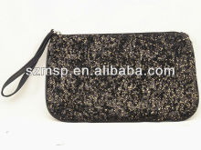 Beautiful bead piece PU purse for women