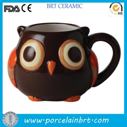 Lovely owl design gift for children ceramic Milk Tea Cup