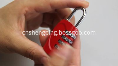 4 Dial Security Combination Luggage Lock