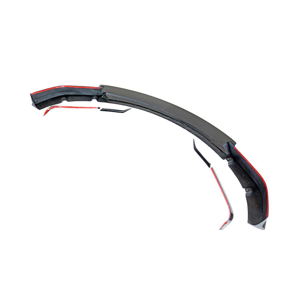 Model X Carbon Fiber Car Front Spoiler for Tesla Model X 75D 90D P90D 100D P100D 2016-2018