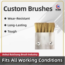 Durable Steel Wire Strip Brushes for Industrial Cleaning