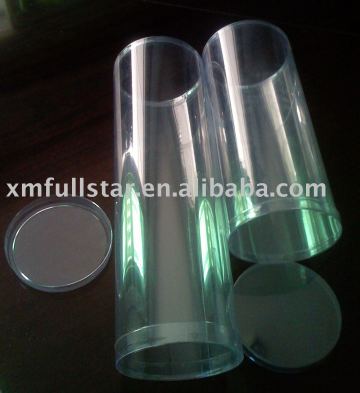 Cylinder box,tube packaging,clear PVC box