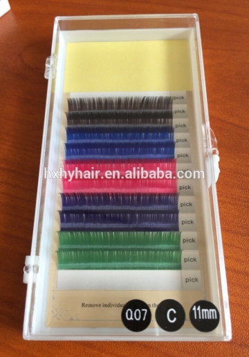 permanent false eyelashes color 0.07 eyelash extensions colored cheap false eyelashes