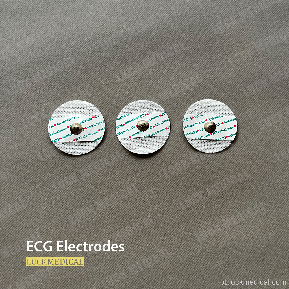 Eletrodos de ECG descartáveis ​​ECG Pads Electrodo Patch CE