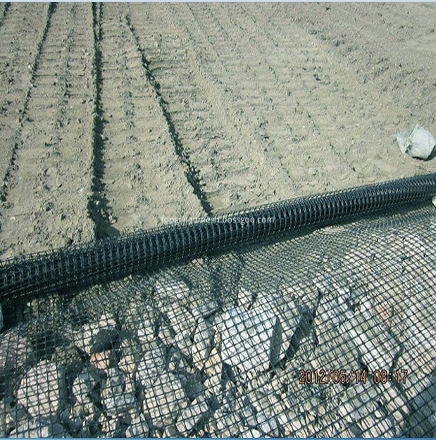 Treillis de géogrille en fibre de verre pour renforcement de la chaussée