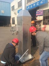 High Quality Galvanized Hinged Camera Mast