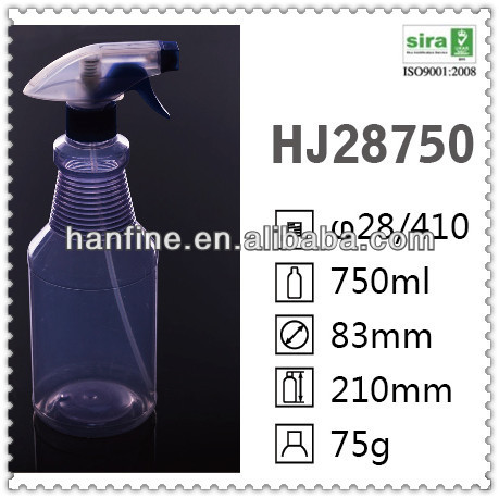 plastic pet Toilet Cleaner spray bottle