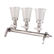 Microbiological Filtering Test with Diaphragm Liquid Pump in Manifold Filtration Unit