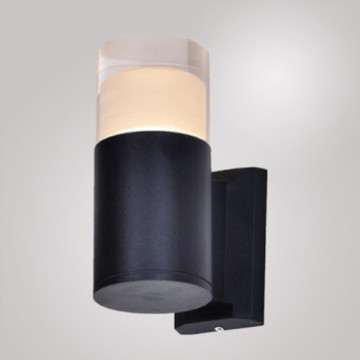 LEDER Up Black White LED Lampu Dinding Luar Ruangan