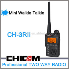 China UHF VOX mini walkie talkie FM radio
