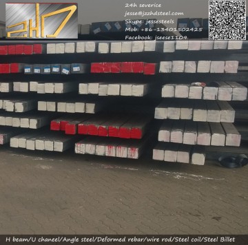 Building Materials DIN / JIS hot rolled Carbon Steel Billets 150*100