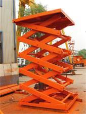Fixed shear fork lift platform
