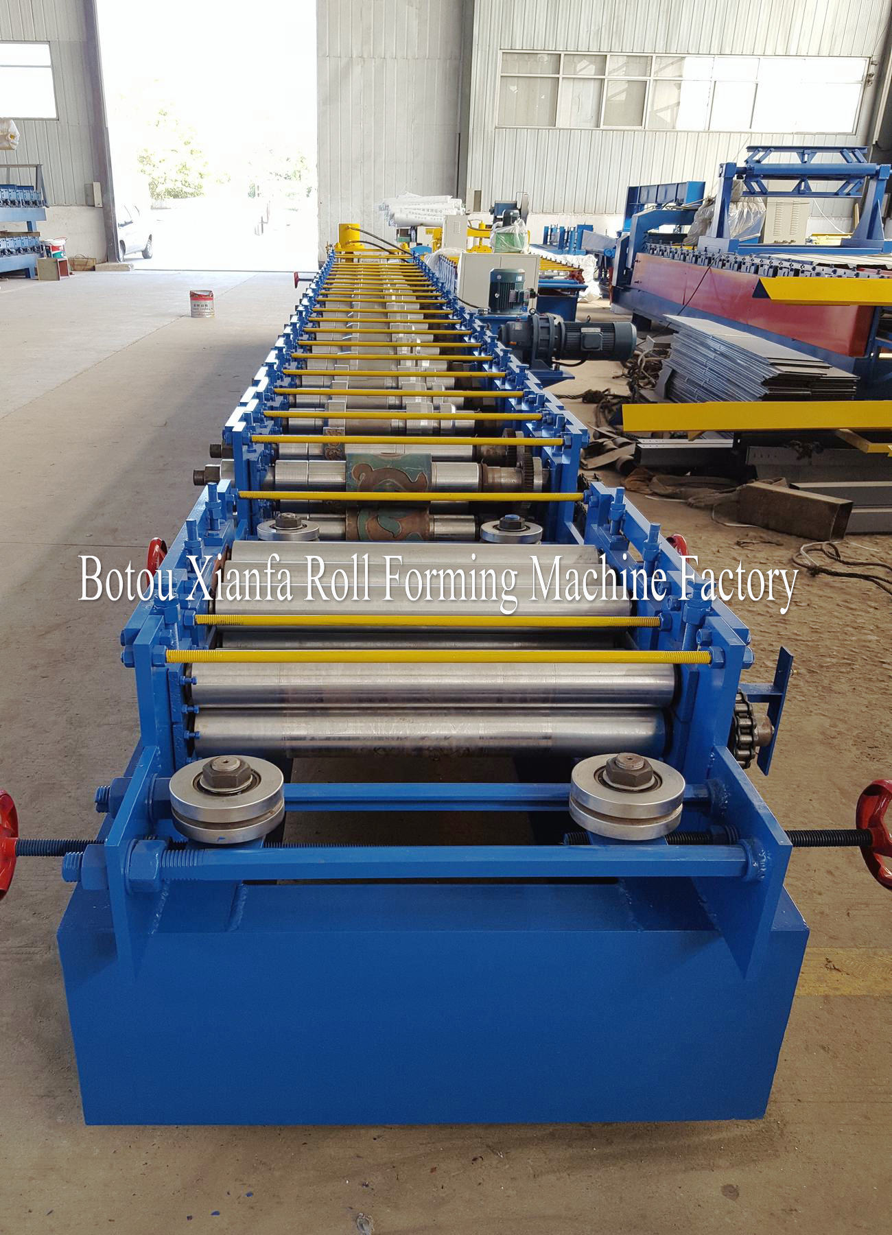 steel door machine factory