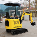 Crawler type multifunctional small excavator with long service life