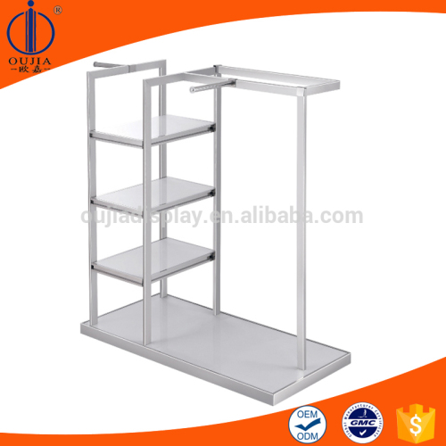 high quality wood rack display shelf/clothes stores display racks/wooden clothes shelf