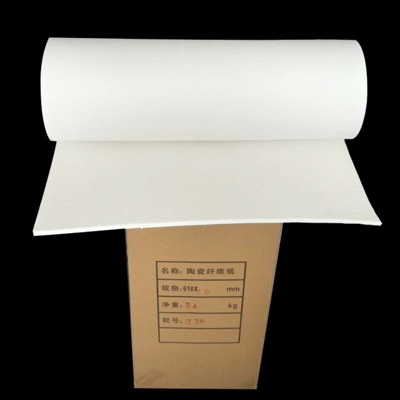 High Temperature Thermal Resistance 1400 610mm Ceramic Fiber Paper For Chemical Equipment