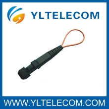 Multimode Fiber Optic Patch Cord Loopback , MTRJ Fiber Optic Loopback Assembly