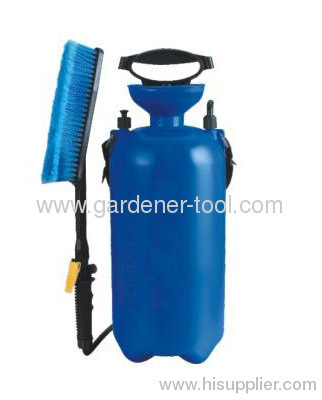 8.0l Portable Car Washer With Air Pressure Sprayer And Brush 