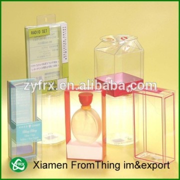 PVC PET PP clear plastic small product packaging box