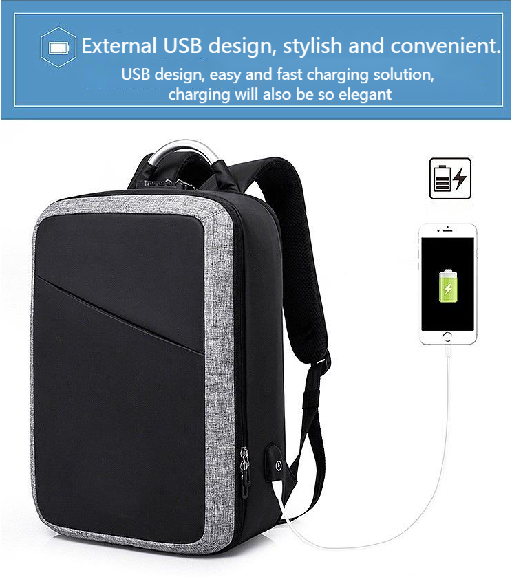 ရေစိုခံကြီးမားသောစွမ်းဆောင်ရည်စီးပွားရေးကျောပိုးအိတ် Waterproof Large Capacity Business Backpack