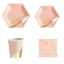 Disposable Plates 8pcs/set Paper Plates Cups