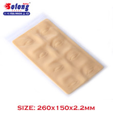 Solong tattoo Fake Skin Silicone 3D stereoscopic Eyeliner Microblading Permanent Makeup Tattoo Skin