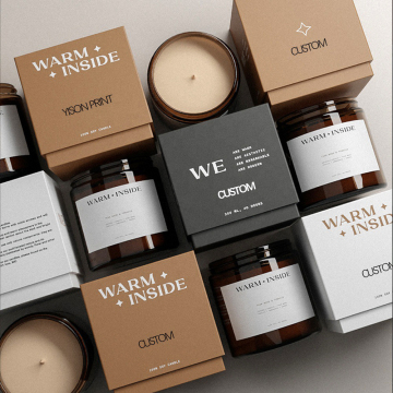 Black Luxury Candle Gift Set Box