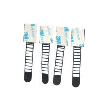 Self-Adhesive Black Adjustable Cable Clips 3M Nylon Organizer