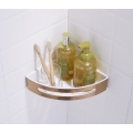 Rose Gold Wall Mounted Corner Shower Organizer