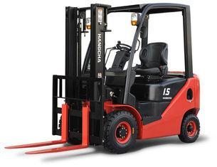 Pneumatic Tires 1 Ton Gasoline Powered Pallet Forklift Red
