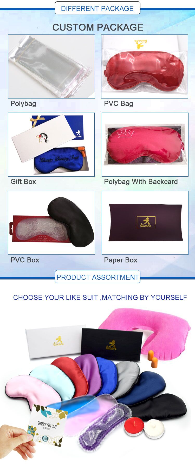 Soft Silk Hot Cold Gel Therapy Adjustable Strap Eye Sleeping Mask