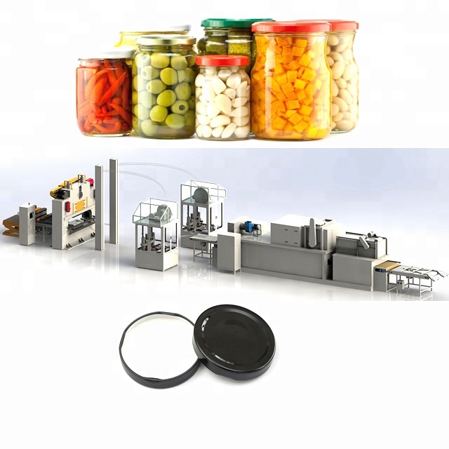 Bottle Glass Jar Lids Making Machine