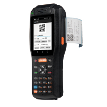 Portable data collector barcode scanner pda with printer